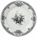 Les Depareillees Green Dinner Plate Fleurs 10 13/16’’ Dia