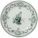 Les Depareillees Green Dinner Plate Oiseau 10 13/16’’ Dia