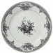 Les Depareillees Green Dessert Plate Fleurs 9 1/4" Dia