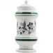 Dominote Hand Painted Pharmacy Jar Floral 10 Oz