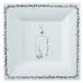 La Prestic Ouiston Square Candy Tray XL, Point G 8 3/4" Sq