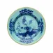 Oriente Italiano Iris Flat Bread Plate 6 3/4 in