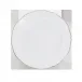 Corona Platino Flat Bread Plate 6 3/4 in