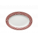 Labirinto Scarlatto Oval Flat Platter 13 1/4 in