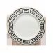 Labirinto Nero Round Flat Plate In. 12 Cm 30.5 Impero