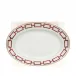 Catene Scarlatto Oval Platter Cm 40 In. 15 1/2