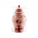 Oriente Italiano Vermiglio Potiche Vase With Cover H 12 1/2 in