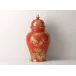 Oriente Italiano Rubrum Potiche Vase With Cover in 15 cm 38