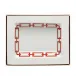 Catene Scarlatto Rectangular Vide Poche 6 X 7 in