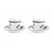 Arcadia Set Of 2 Coffee Cup With Saucer