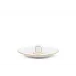 LCDC Art Edition Bisquit Il Frate Incense Holder cm 16 in 6 1/4 Pure White