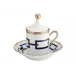 Catene Zaffiro Tete a Tete Coffee Set, 2 Coffee Cups With Covers And Saucer