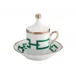 Catene Smeraldo Tete a Tete Coffee Set, 2 Coffee Cups With Covers And Saucer