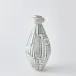 Spindle Vase - Grey/Blue Painted - Medium