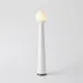 Alabaster Bulb Tower Lamp - White