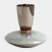 Marta's Bronze Reactive Blue Vase Low