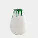 Giant Teardrop Emerald Vase 17"H x 4"W x 12"D