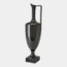 Quiet Black Curve Urn Large