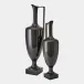 Quiet Black Curve Urn
