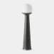 Torre Black with Alabaster Bulb Accent Lamp