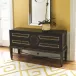 Collector's Cabinet Console Black