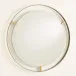 Floating Mirror Brass Clips Bronze Rim
