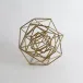 Geo Sculpture Gold Medium