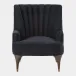 Duncan Black Velvet Chair