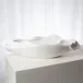 Free Form Bowl Matte White Large