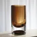 Thick Cylinder Vase Amber Tobacco Large