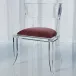 Klismos Acrylic Chair Sultana Lavender