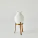 Amphora Alabaster Vase - White - Small
