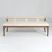 Moderno Bench Ivory Marble Leather