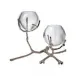 Twig 2 Vase Holder Nickel