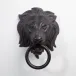 Lion Head Door Knocker Bronze
