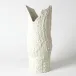 Crocodile Vase Matte White Large