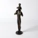 Dad and Son Sculpture Bronze