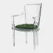 Marilyn Emerald Green Acrylic Arm Chair