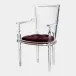 Marilyn Sultana Lavender Acrylic Arm Chair