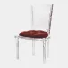 Marilyn Red Pepper Acrylic Side Chair