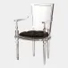 Marilyn Black Acrylic Arm Chair