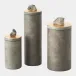 Quarry Grey/Gold Leaf Jar
