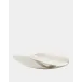 Palermo Striped Gray Folded Plate Medium