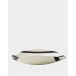 Palermo Striped Black Folded Plate Medium