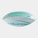 Spiral Threads Turquoise Folded Bowl
