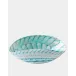 Spiral Threads Turquoise Folded Bowl Medium