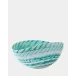 Spiral Threads Turquoise Folded Bowl Small