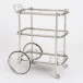 English Bar Cart and Tea Trolley Nickel