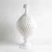 Grande Swirl Jar Matte White