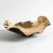 Wave Platter Gold Crackle